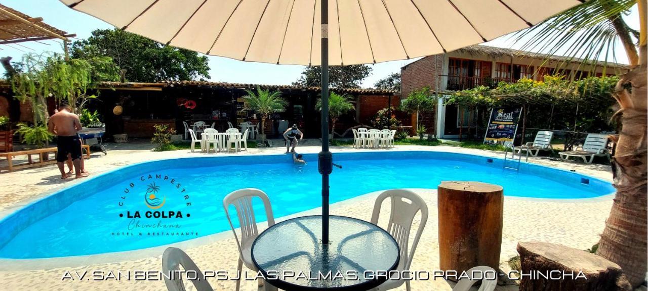 Hotel La Colpa Chincha Baja Exterior foto